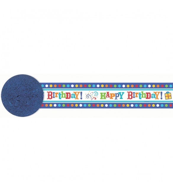 Birthday Crepe Streamer