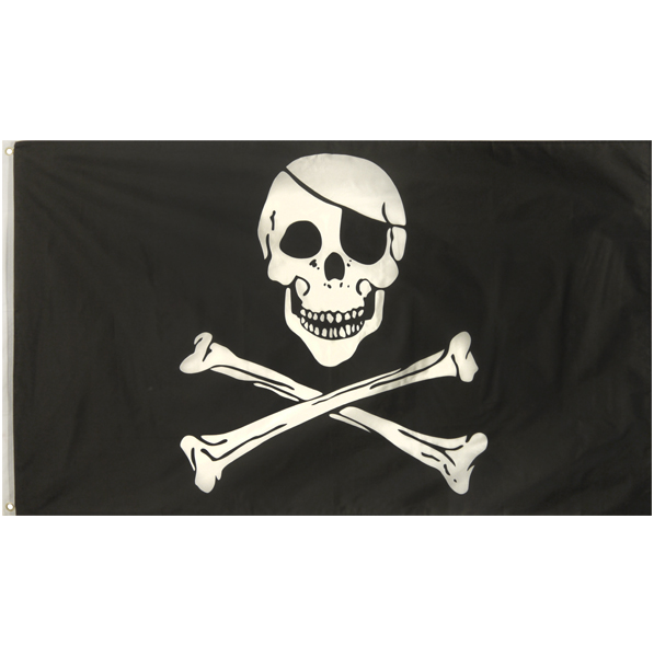 Pirate Cloth Flag