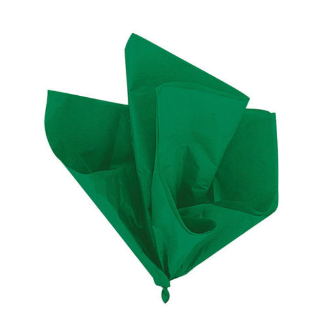 10 Green Tissue Sheets