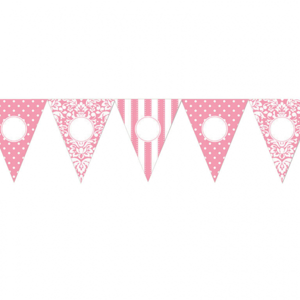 Personalise It Pale Pink Bunting