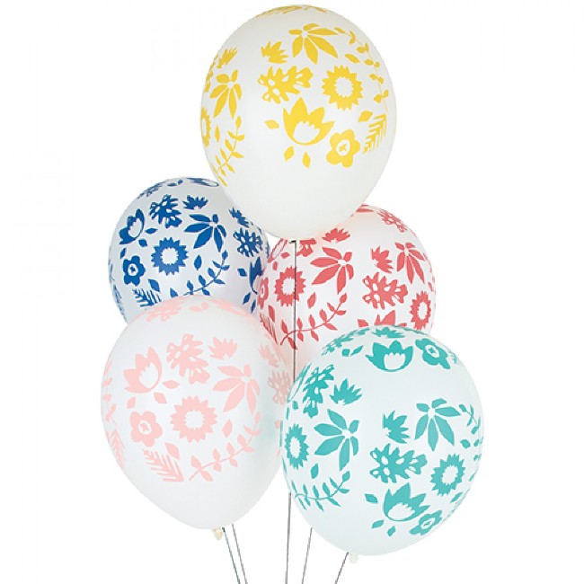 Tropical Flowers Balloons