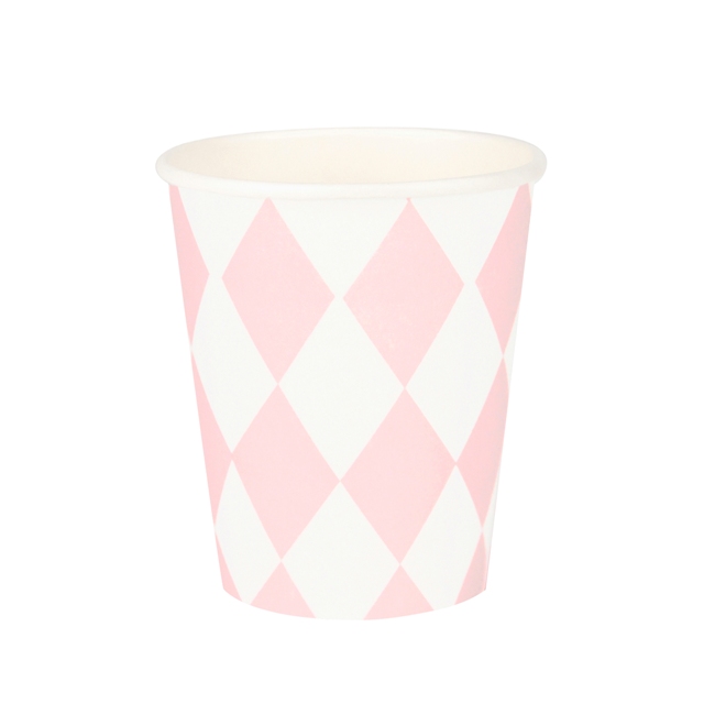 Soft Pink Diamonds Cups