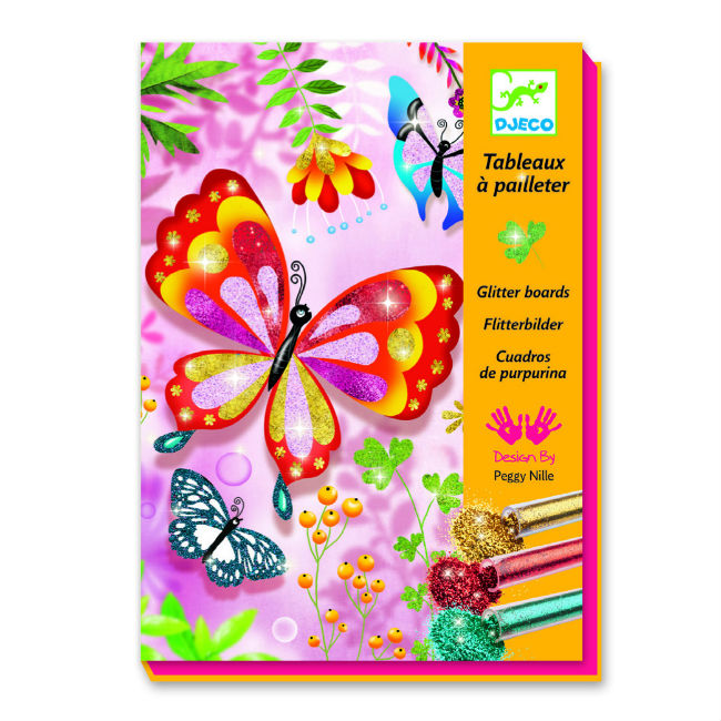 Djeco - Glitter Butterflies