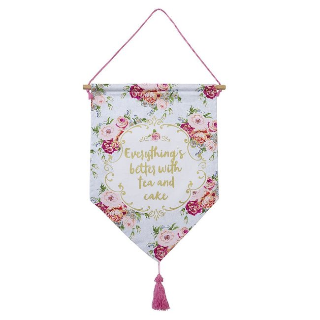 Truly Scrumptious Tea Party Banner