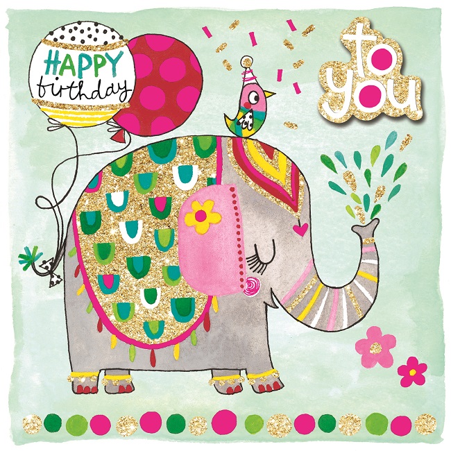 Party Camel - Scribbles - Happy Birthday Elephant