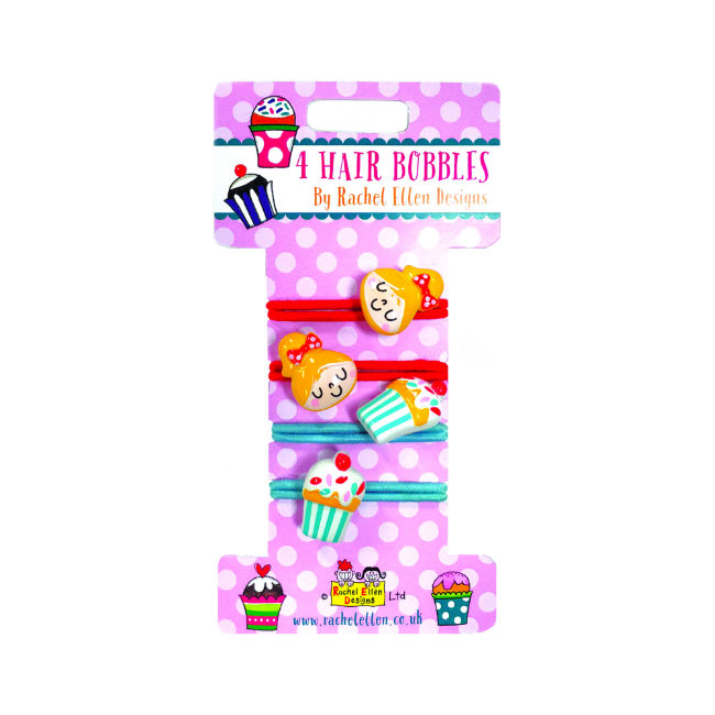 Hair Bobbles - Girls/Cupcakes