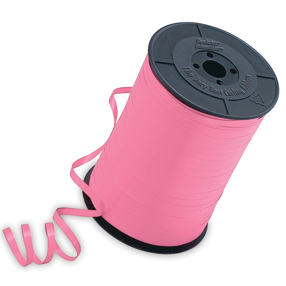 Rose Pink Curling Ribbon