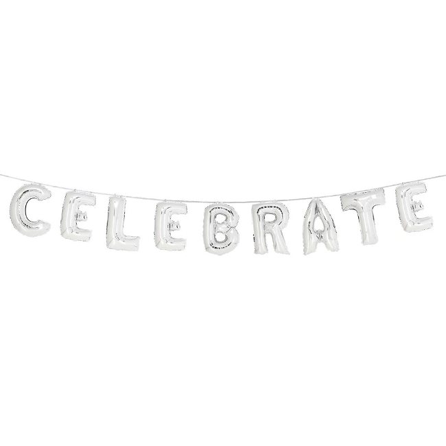 'Celebrate' Balloon Banner