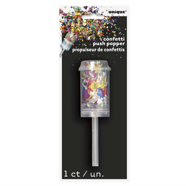 Multicolour Foil Confetti Popper