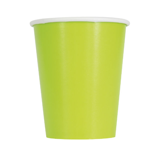 Neon Green Paper Cup