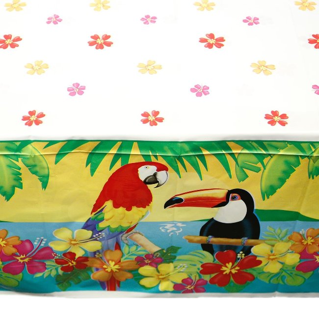 Tropical Island Luau Party Table Cover