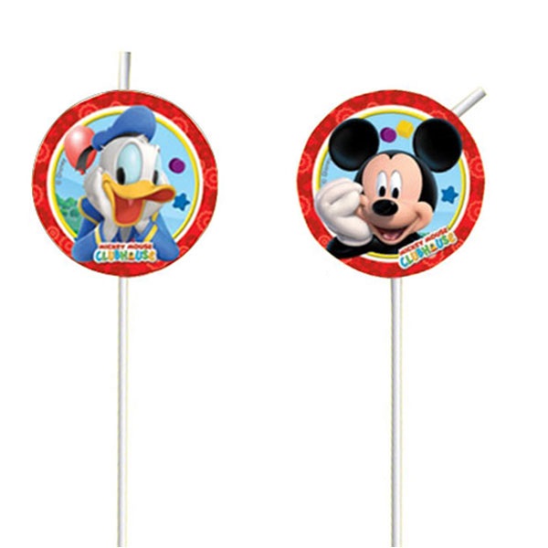 Mickey Mouse Drinking Straws