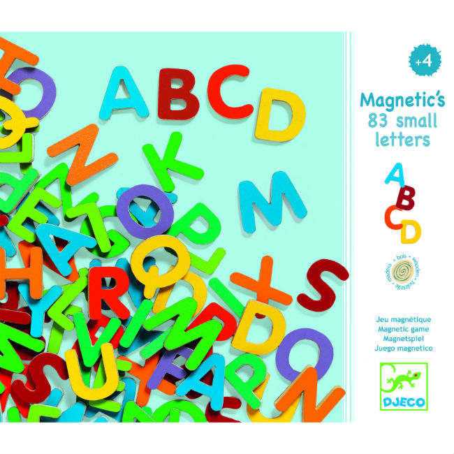 83 Small Magnetic Letters