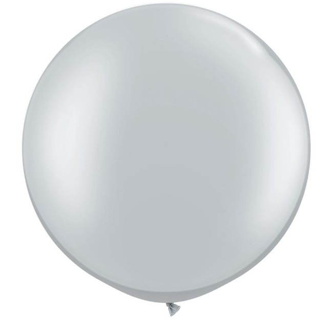 Round Silver Balloon 36