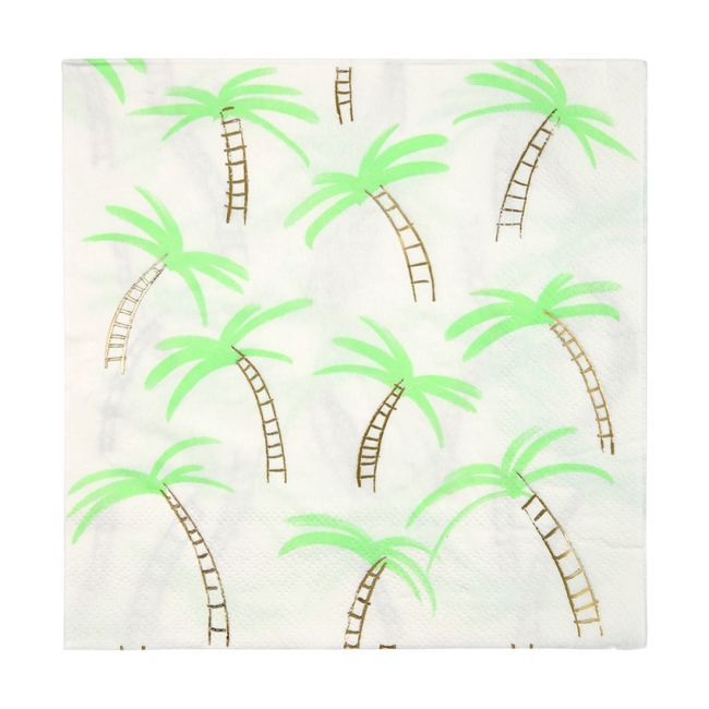 Palm Trees Napkins Large