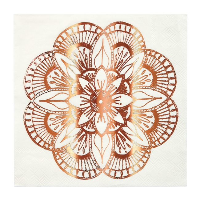 Mandala Pattern Napkins Large