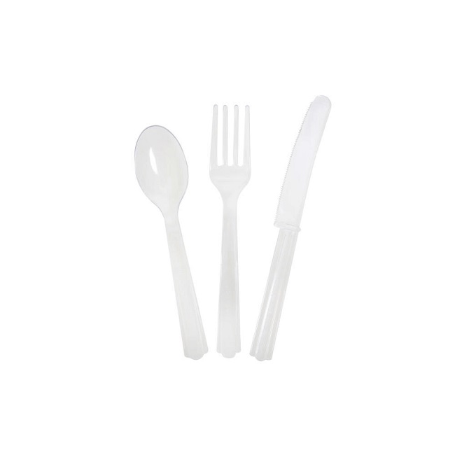 Clear Cutlery