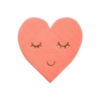 Smiley Heart Napkin