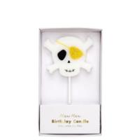 Large Skull & Crossbones Candle