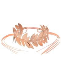 Rose Gold Leaf Crown