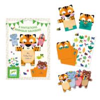 Wild Animals Invitation Cards