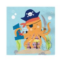 Ahoy 1st Birthday Napkins