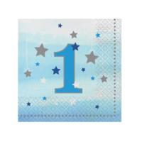 One Little Star Boy 1st Birthday Large Napkins