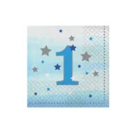 One Little Star Boy 1st Birthday Small Napkins