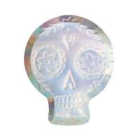 Holographic Sugar Skull Plates
