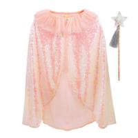 Iridescent Sequin Cape & Wand