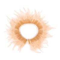 Peach Feather Collar