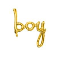 Foil Balloon Boy - Gold