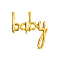 Foil balloon Baby - Gold