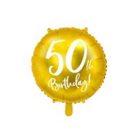 50th Birthday Foil Balloons
