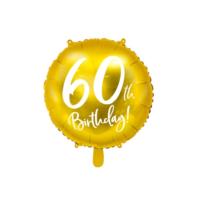 60th Birthday Foil Balloons