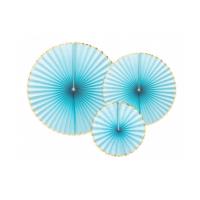 Decorative Rosettes Light Blue