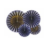 Decorative Rosettes Navy Blue