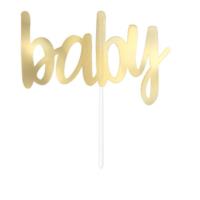 Gold Baby Cake Topper 6