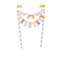 Zoo Bunting Cake Topper