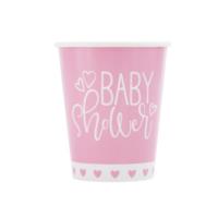Pink Hearts Cups