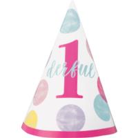 Pink Dots Party Hat