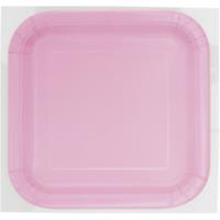 Lovely Pink Square Plate 7