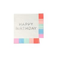 Birthday Fringe Small Napkins