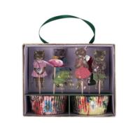 Nathalie Lete Flora Cat Cupcake Kit