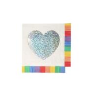 Rainbow Fringe Small Napkins