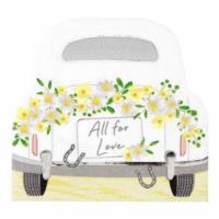 Boho Bride Car Shaped Napkins