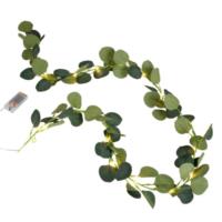 Eucalyptus Garland With Lights