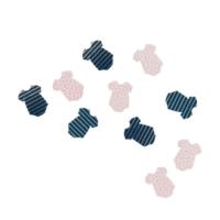 Pink & Navy Gender Reveal Table Confetti