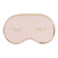 Pink Pamper Party Eye Mask Shaped Napkin