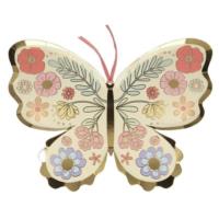 Floral Butterfly Plates